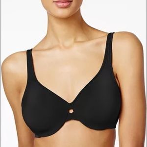 Lilyette by Bali Black Minimizer Plunge Bra 38C